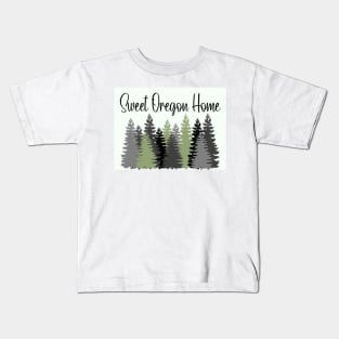 Sweet Oregon Home Kids T-Shirt